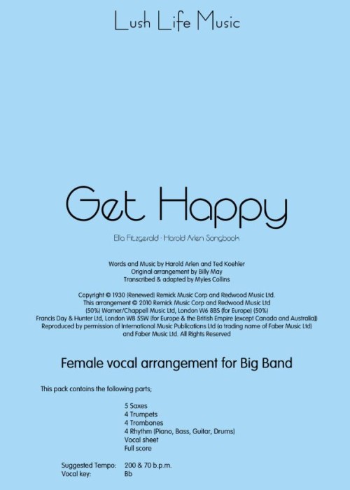 GET HAPPY (Vocal)